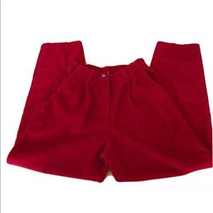 Vtg Woolrich Paper Bag Tapered Corduroys 10R Fit 8